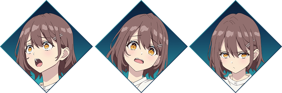 浅黄香穂の表情